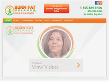 Tablet Screenshot of burnfatorlando.com